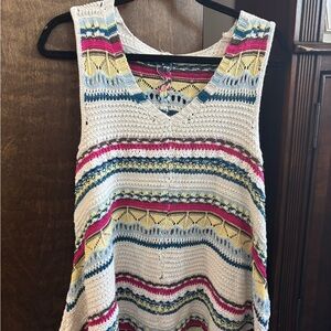 POL Colorful Knit Tank Top